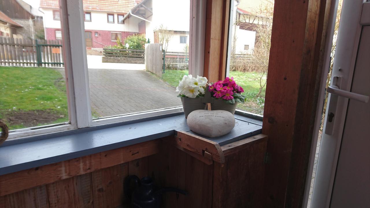 Ferienhaus Vom Bahratal Hausen 外观 照片